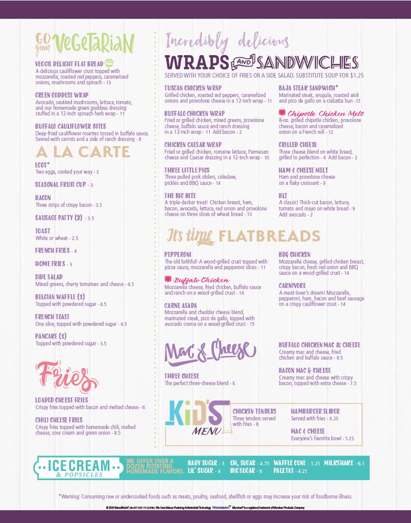 Menu Page 2